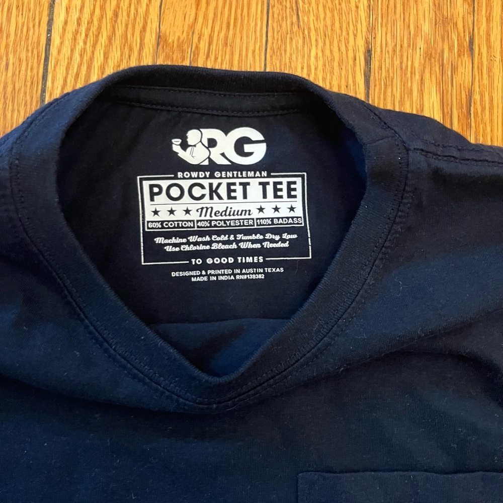 Rowdy Gentleman Pocket Tee View 3